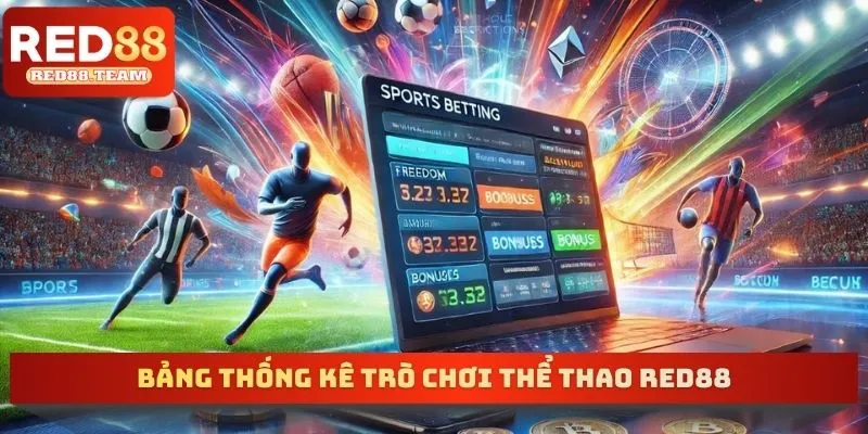 Bảng thống kê trò chơi thể thao RED88
