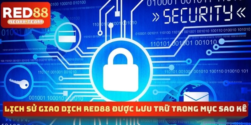 Lịch sử giao dịch RED88 được lưu trữ trong mục sao kê