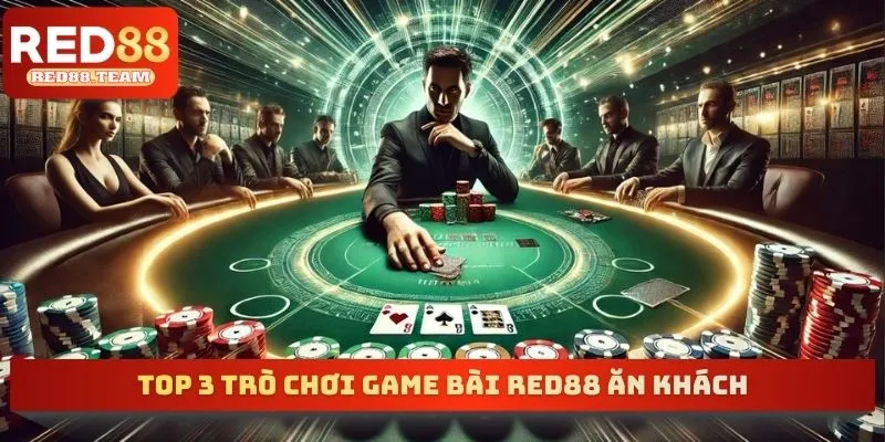 Top 3 trò chơi game bài RED88 ăn khách